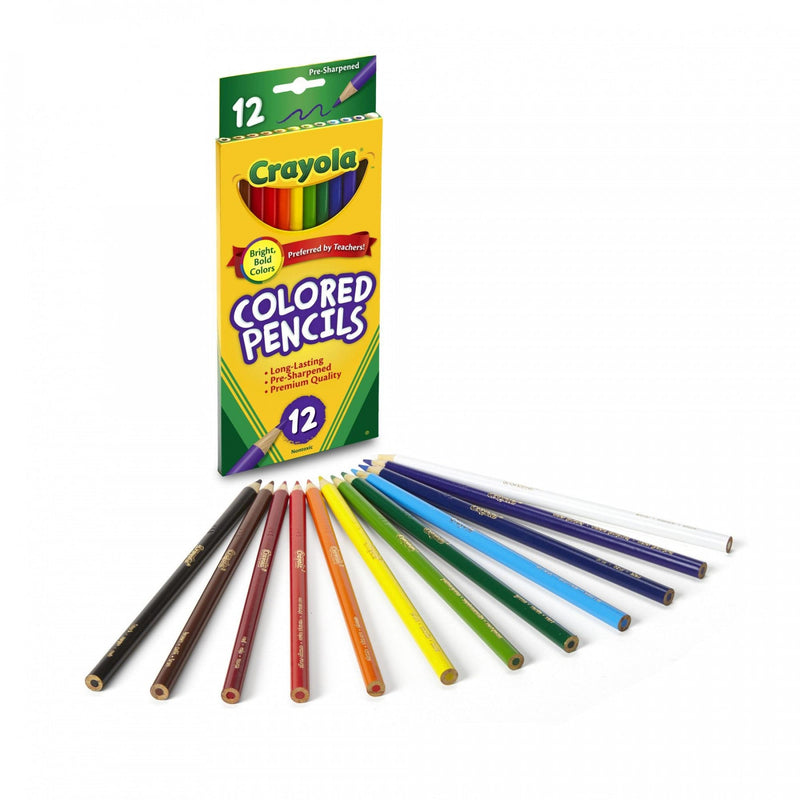 12 Lápices de Colores Crayola - Entrelíneas Papelería - Lápices