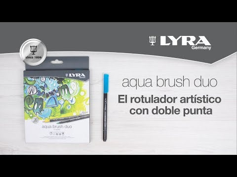 Set Marcadores Aqua Brush duo LYRA (12 y 24 Colores)