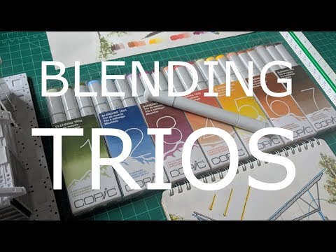 COPIC Sketch - Set Blending Trio