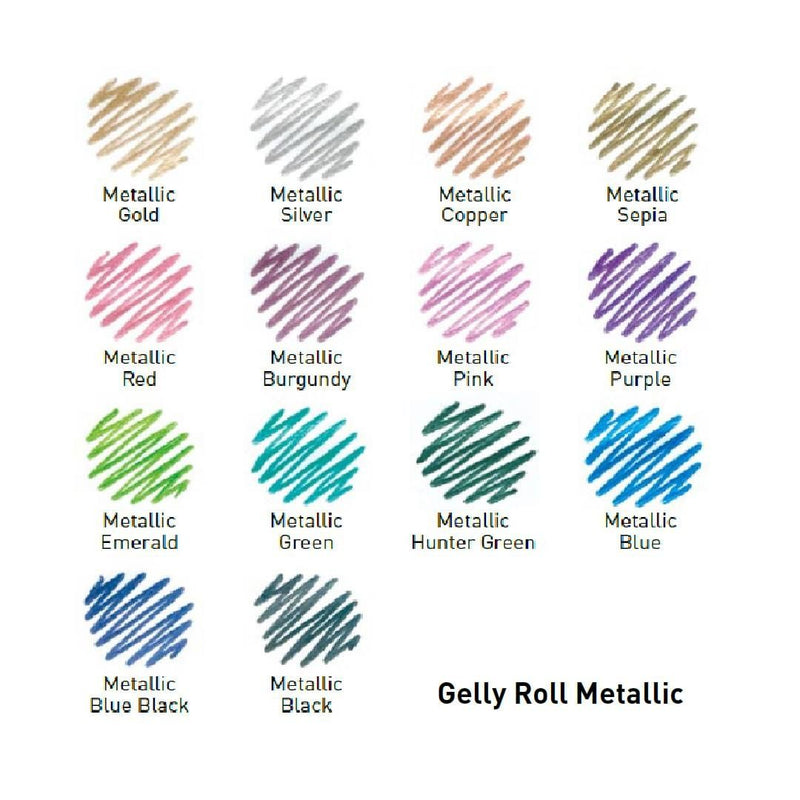 Lápiz Sakura Gelly Roll Metallic - Entrelíneas Papelería - Lápices