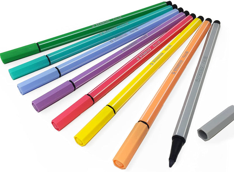 Rotulador Stabilo Pen 68 Pastel - Estuche con 8 colores - Entrelíneas Papelería -