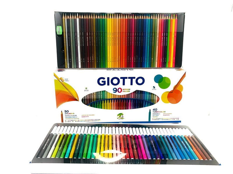 Set 90 Lápices Colores Intensos Giotto - Entrelíneas Papelería - Lápices