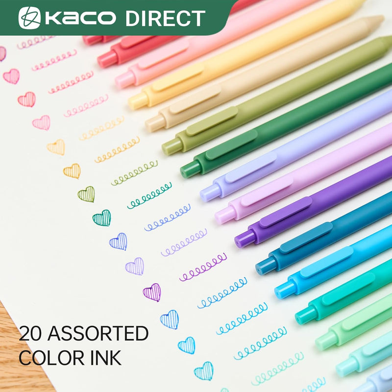 Set Lápiz Gel Kaco Pure 0.7mm