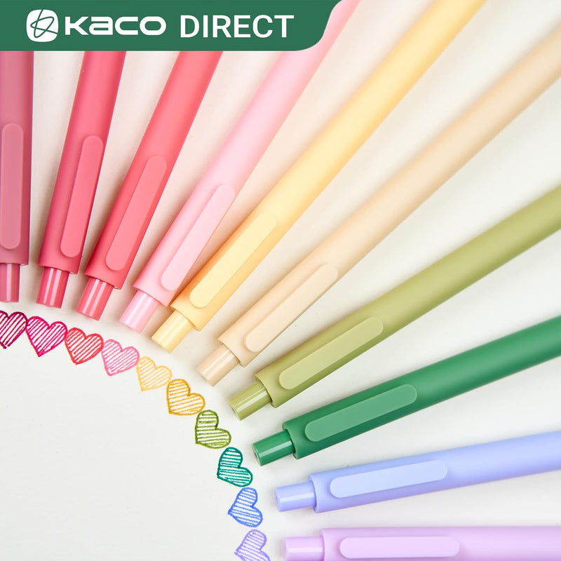 Set Lápiz Gel Kaco Pure 0.7mm