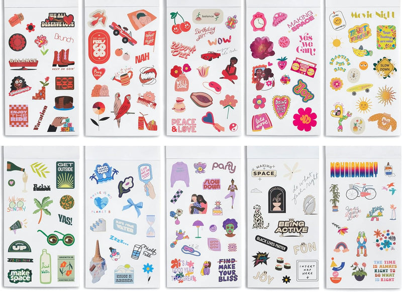 Block de Stickers ban.do (35 hojas)