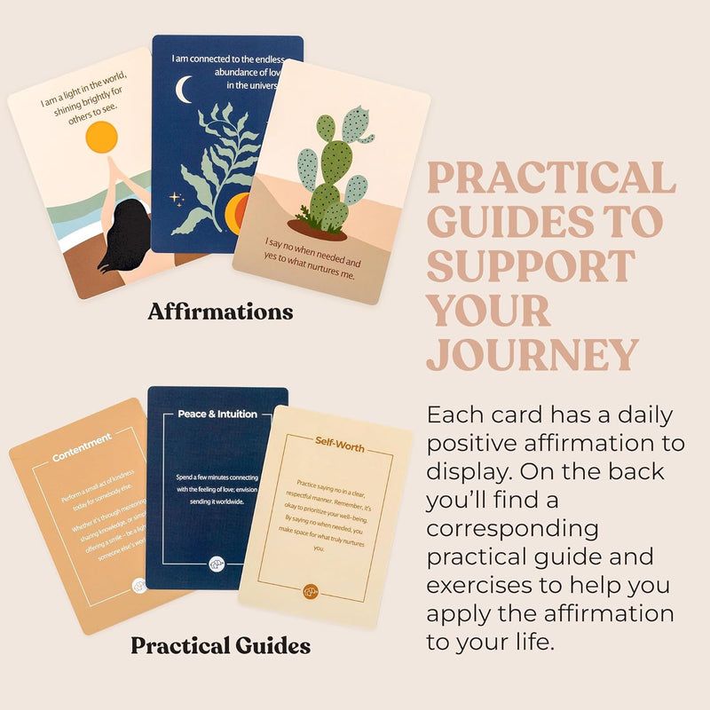 50 Tarjetas diarias de afirmación positiva MindMint