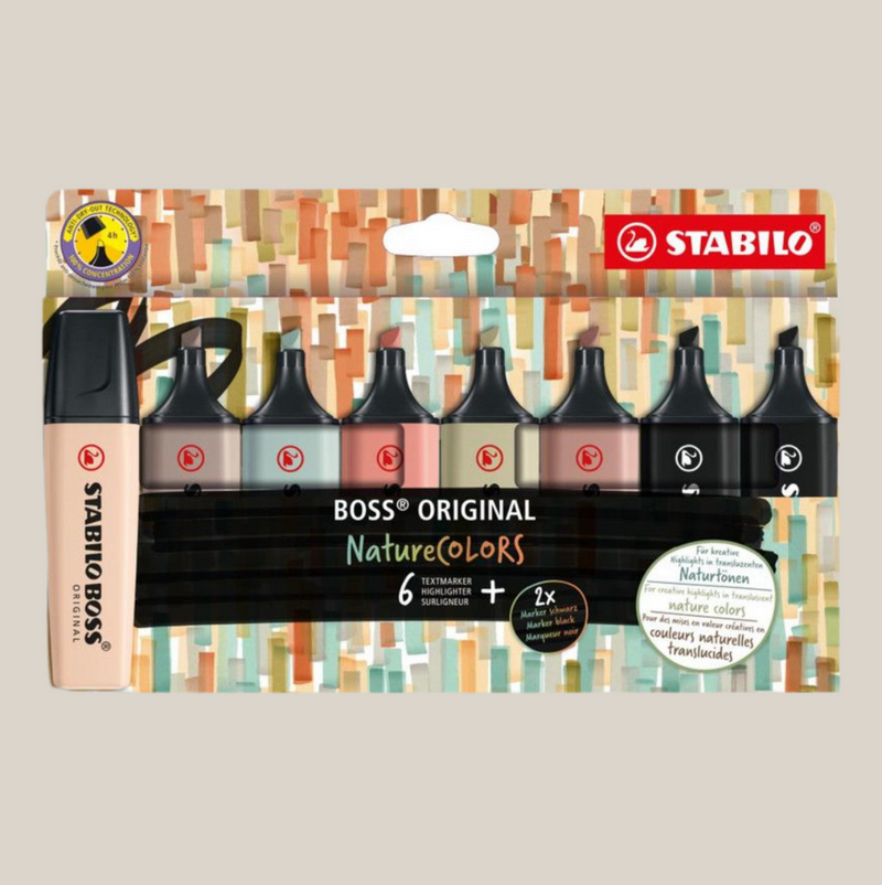 Destacador Stabilo Boss Nature Colors