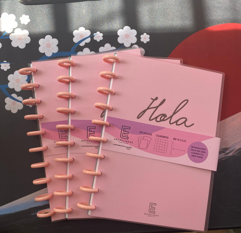 Cuaderno de discos tamaño B5