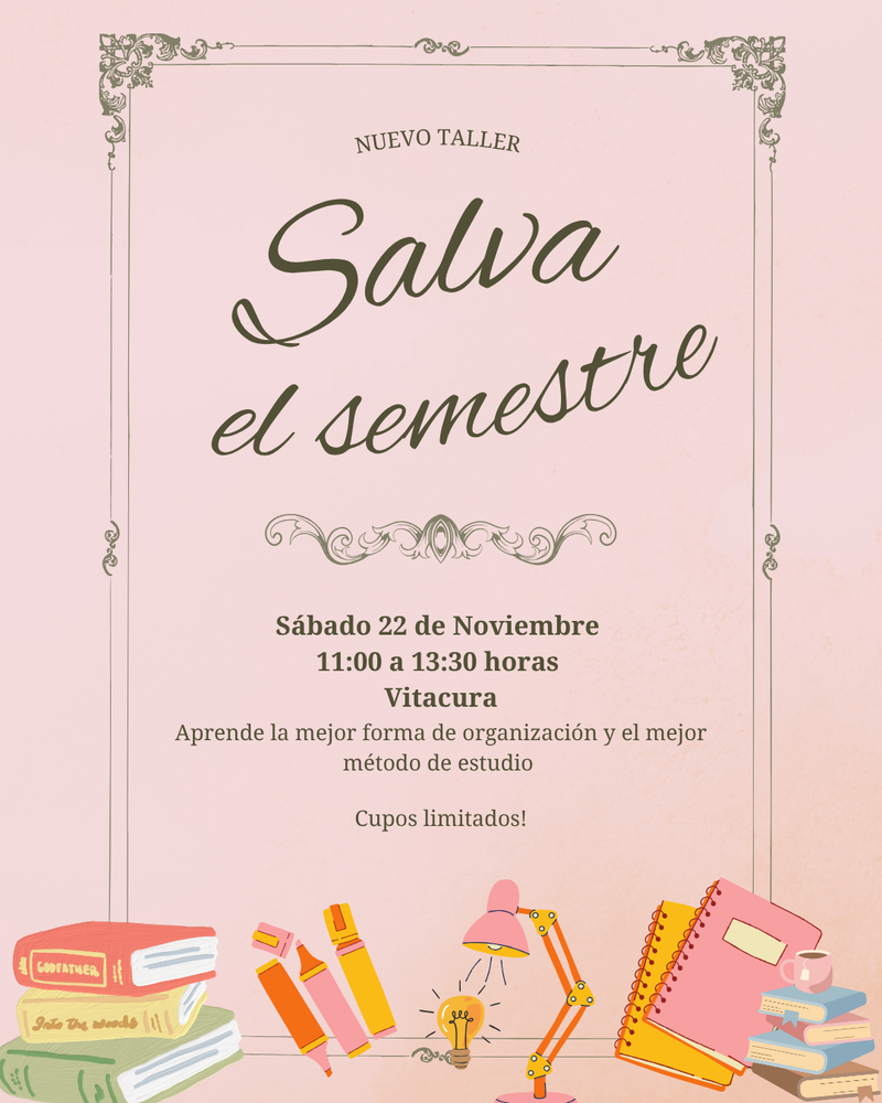 TALLER SALVA EL SEMESTRE| 22 DE NOVIEMBRE