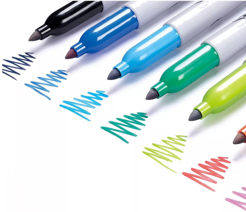 Set Sharpie Punta Fina 8 Colores Básicos