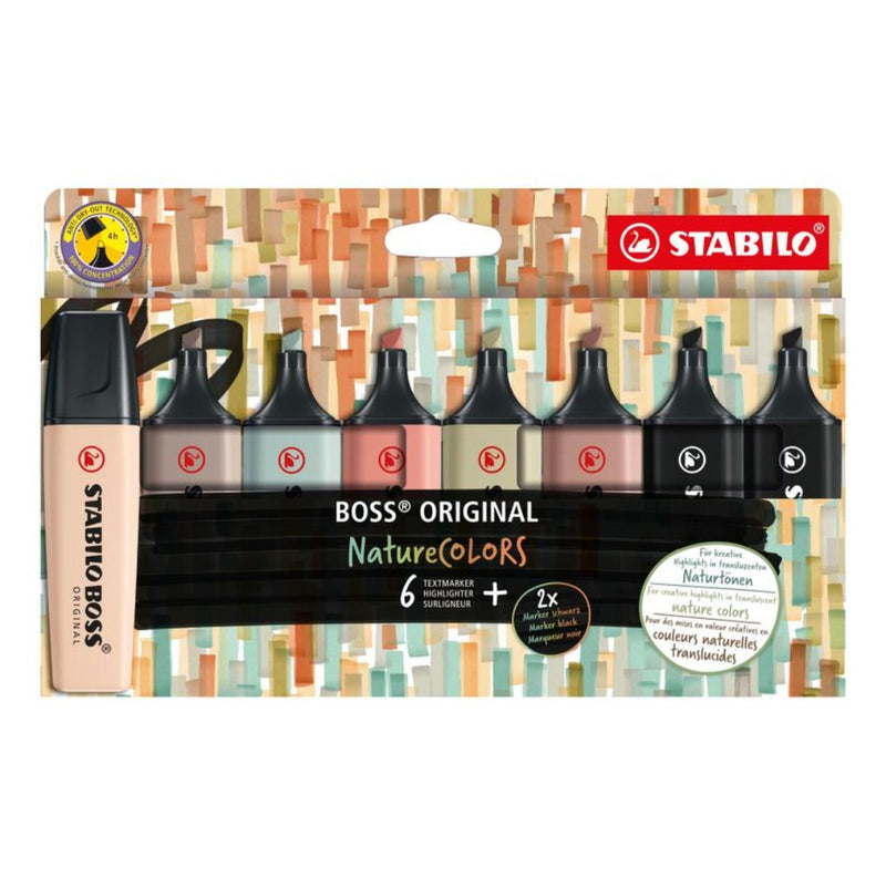 Destacador Stabilo Boss Nature Colors