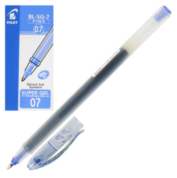 Lápiz Super Gel Pilot 0.7mm Azul