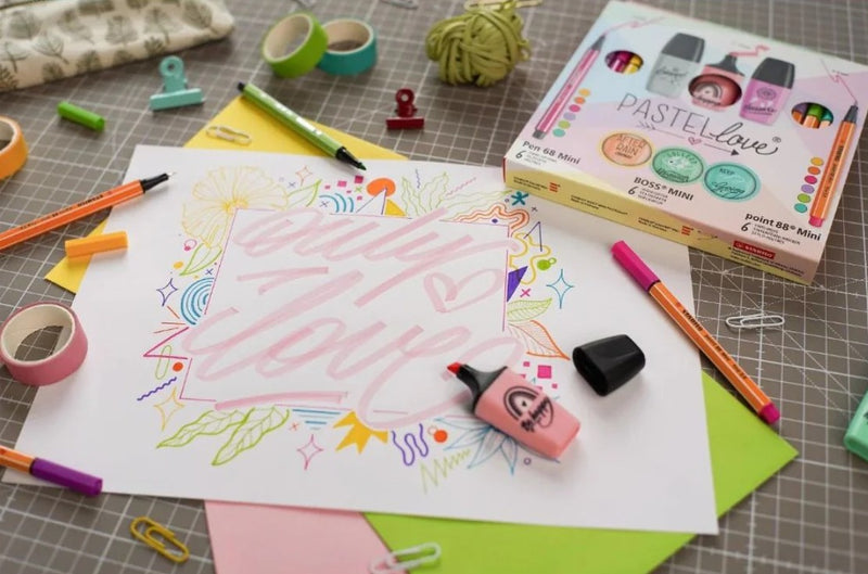 Set 18 Stabilo Pastel Love Mini