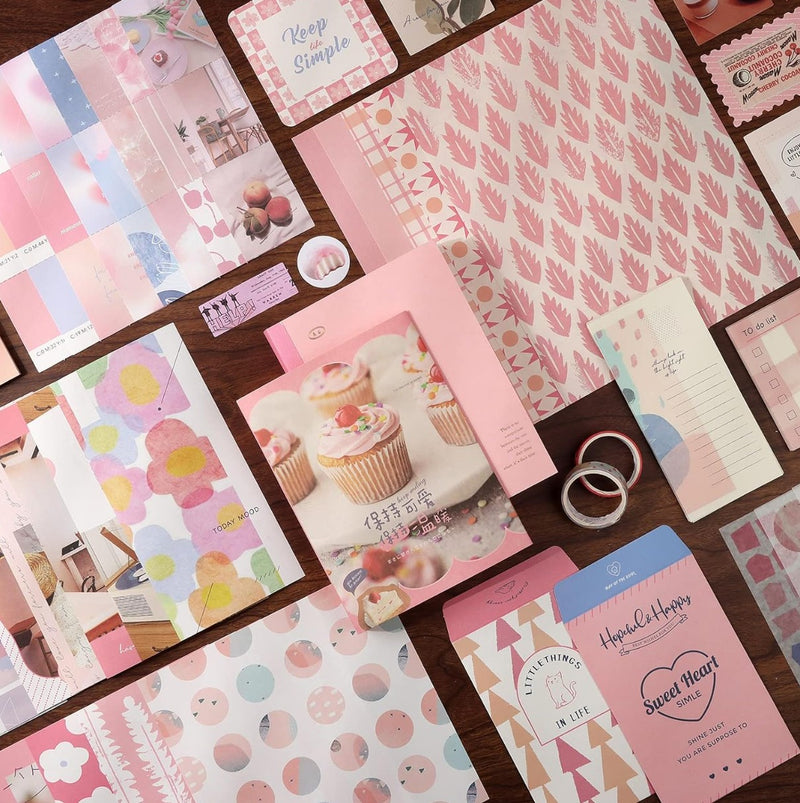 Kit Scrapbook Rosa (348 piezas)