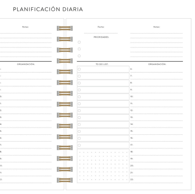 Daily Planner Lila