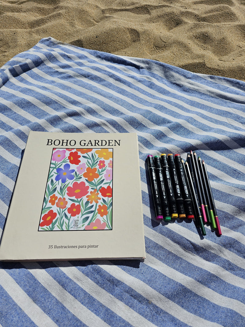 Boho Garden: Libro para Colorear con 35 Ilustraciones 🌸✨