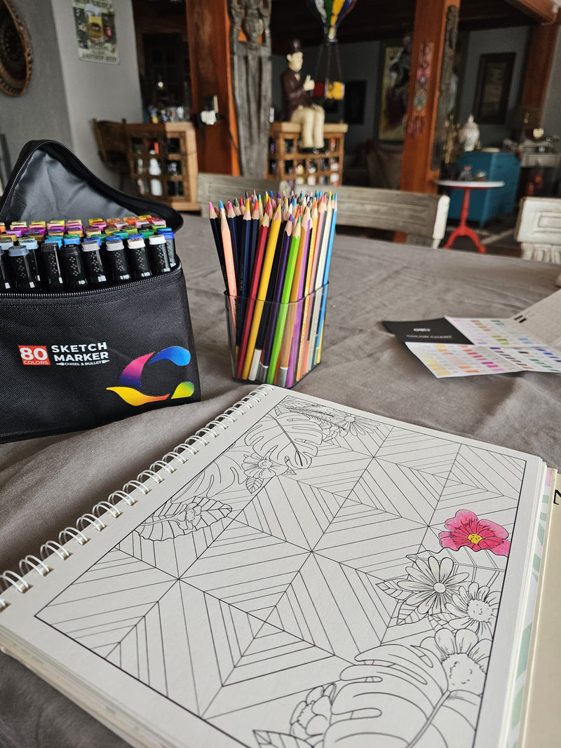 Boho Garden: Libro para Colorear con 35 Ilustraciones 🌸✨