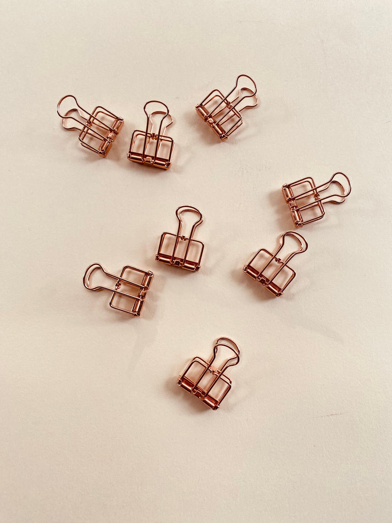 Set clips dorados Deli