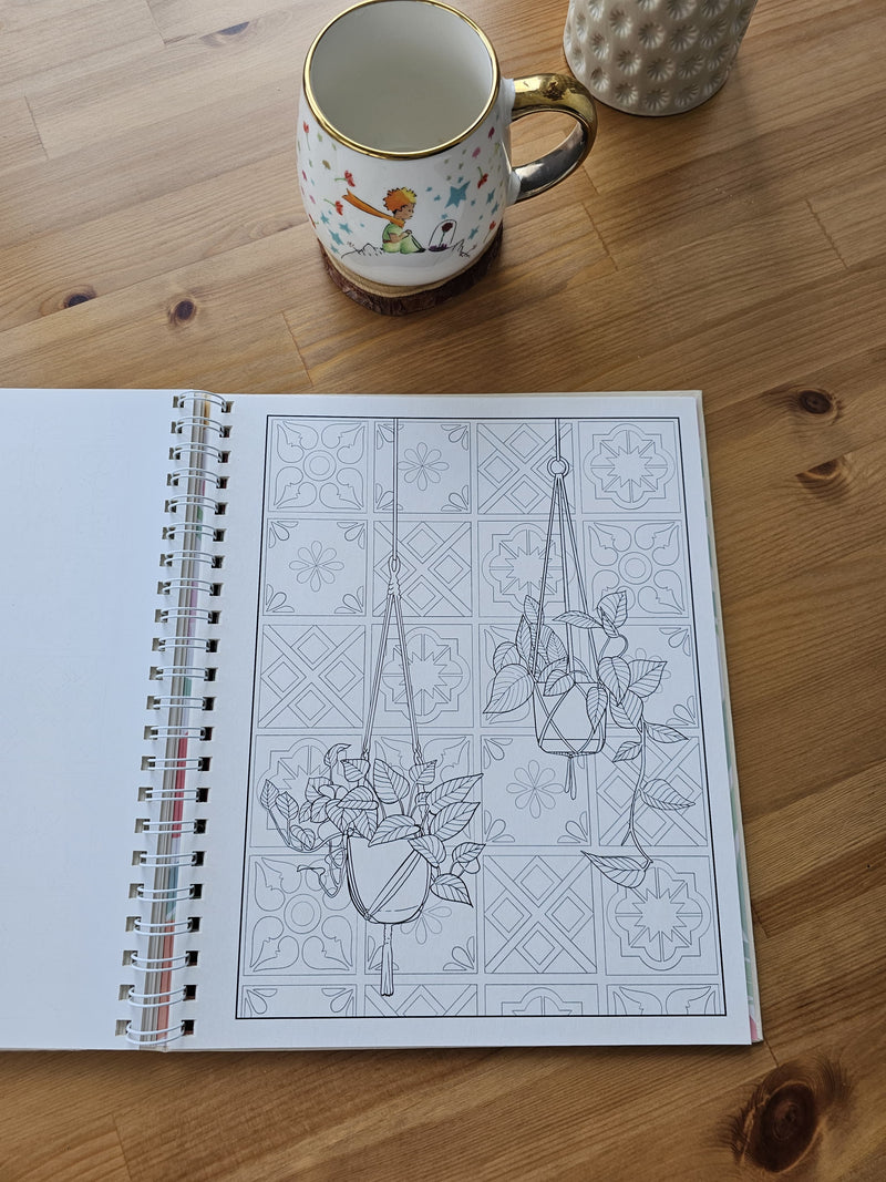 Boho Garden: Libro para Colorear con 35 Ilustraciones 🌸✨