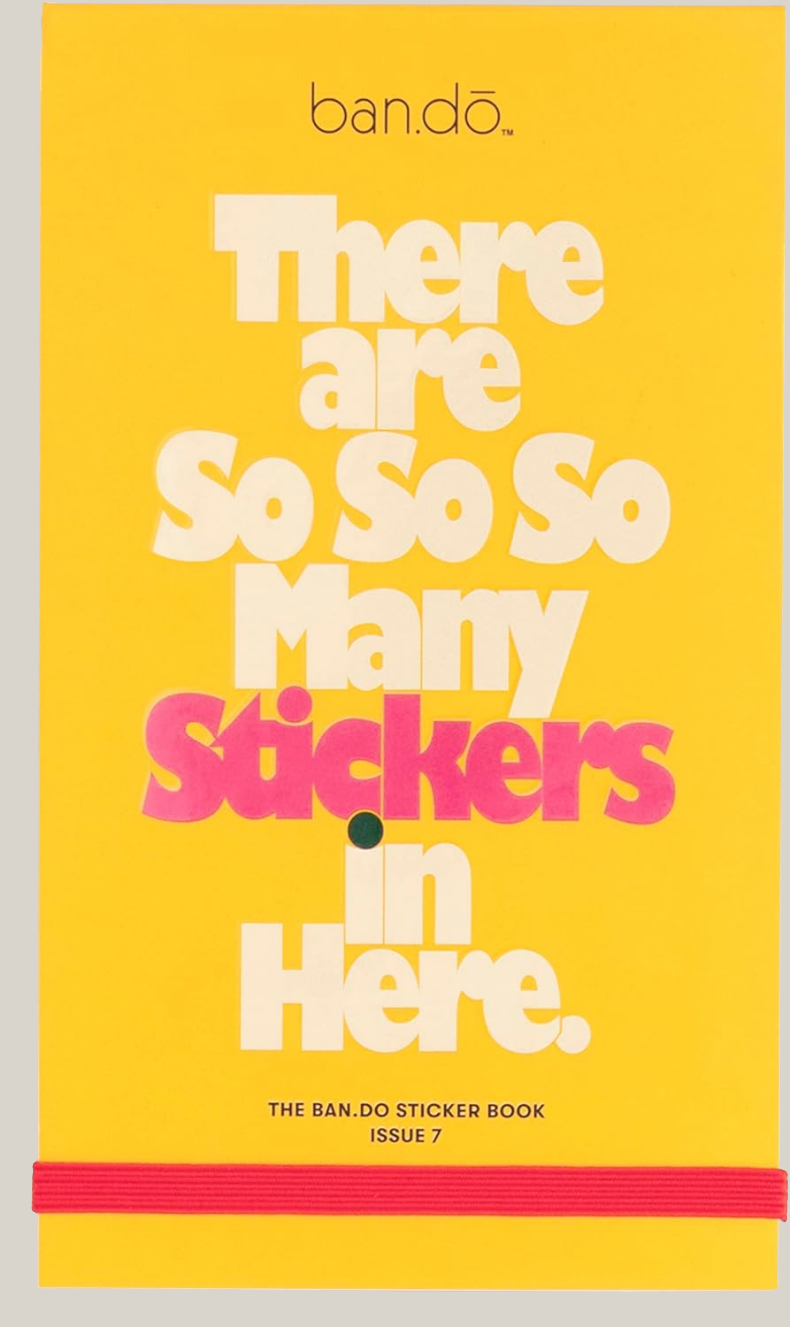 Block de Stickers ban.do (35 hojas)