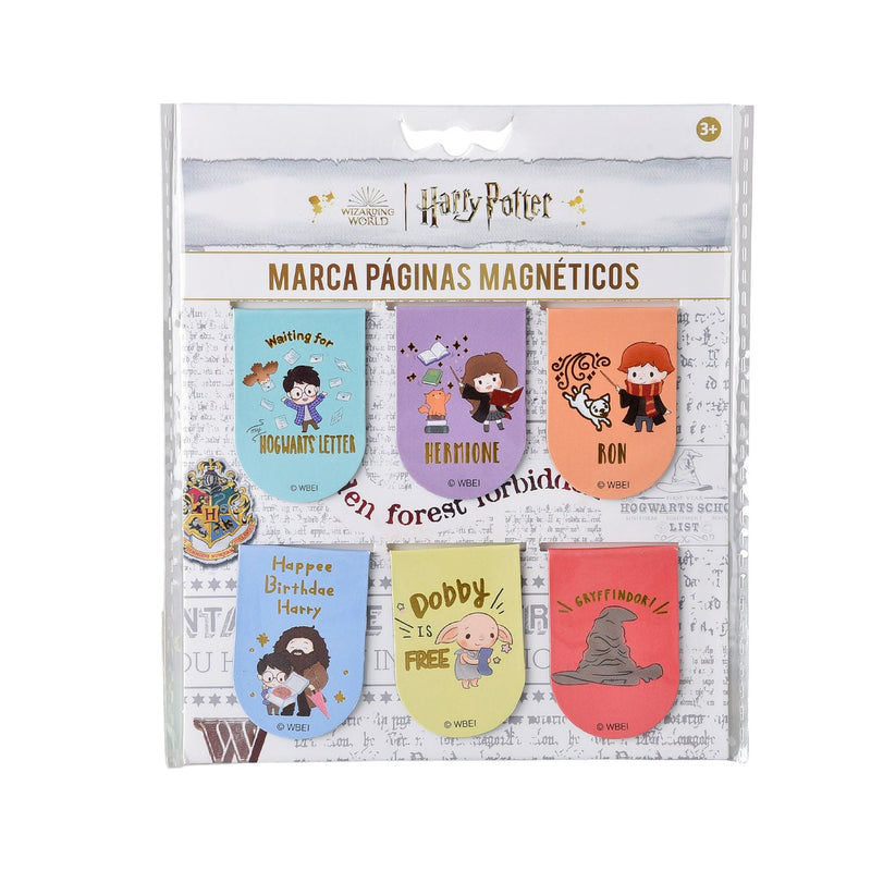 Set de Marcapáginas Magnético Harry Potter Tonos Pastel - Entrelíneas Papelería - Marcador