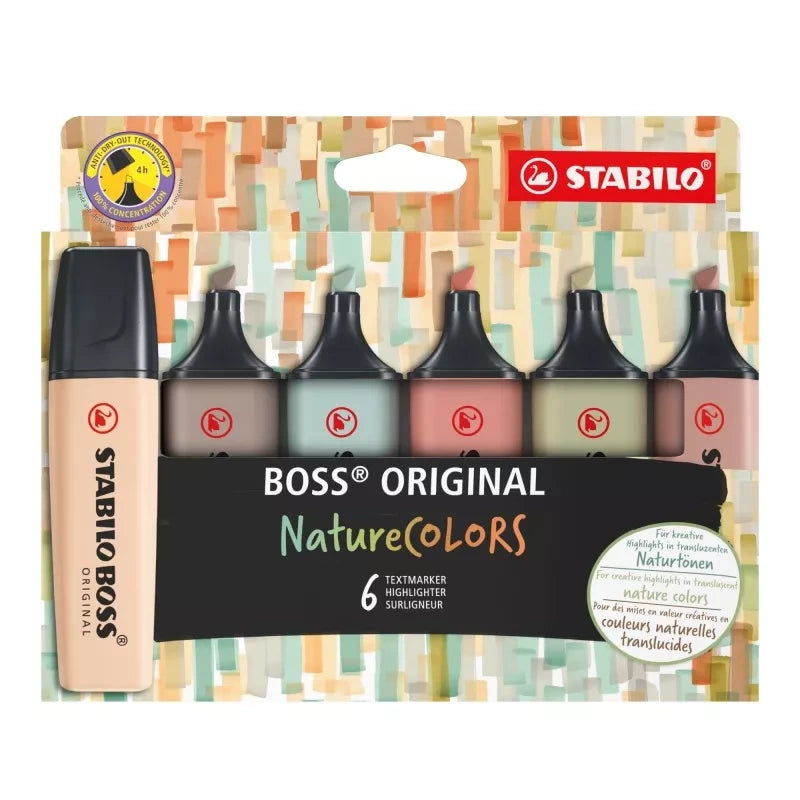 Destacador Stabilo Boss Nature Colors