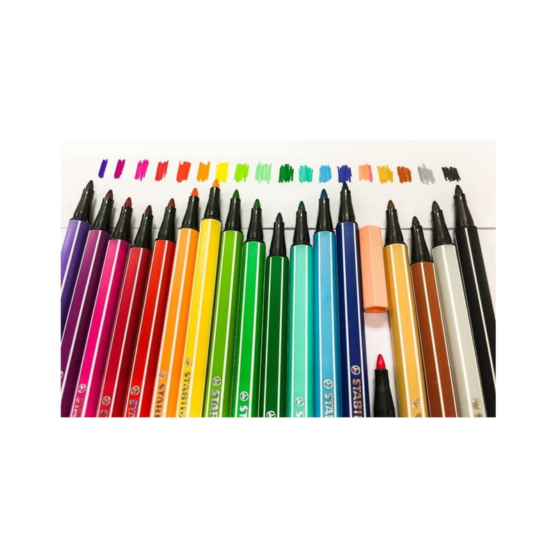 🎨 🖌 FEUTRE STABILO Pen 68 Caja De Metal Con 30 Colores