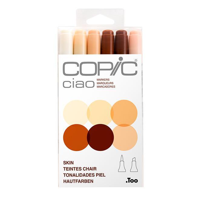 COPIC Ciao - Set de 6 colores Portrait - Entrelíneas Papelería - Marcador