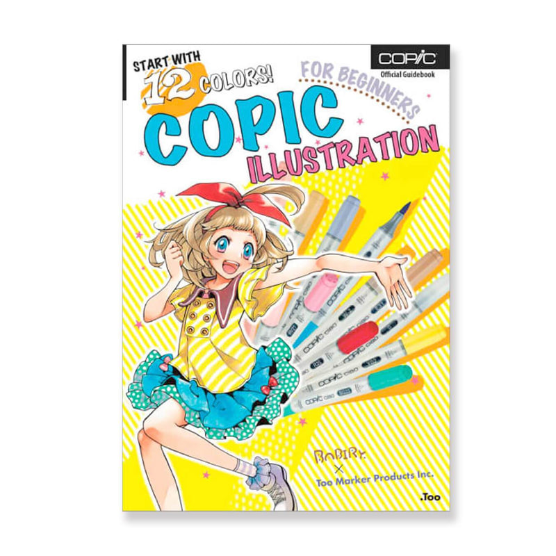 COPIC Ciao - Set Ilustración Start (12 colores + guía inicial) - Entrelíneas Papelería - Marcador