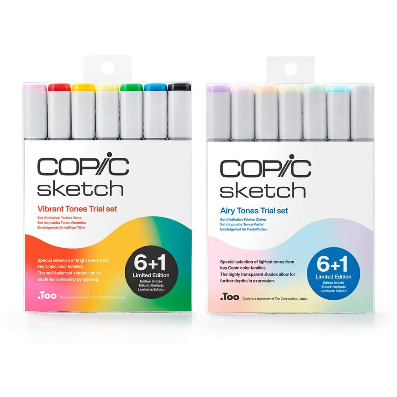 COPIC Sketch - Set 6+1 (Ediciones limitadas) - Entrelíneas Papelería - Marcador