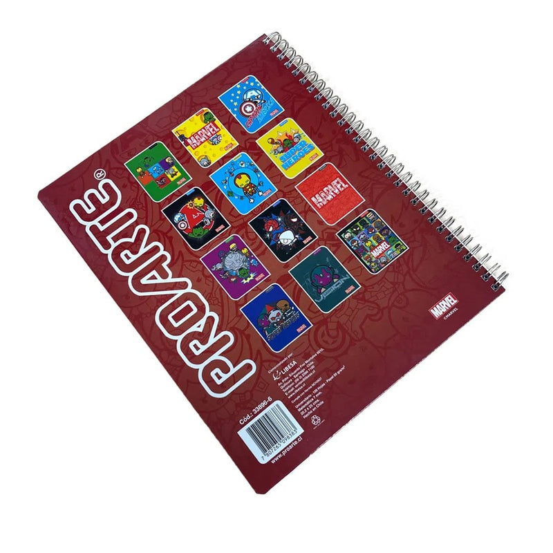 Cuaderno Universitario Proarte Colección Marvel Kawaii - Entrelíneas Papelería - Cuadernos