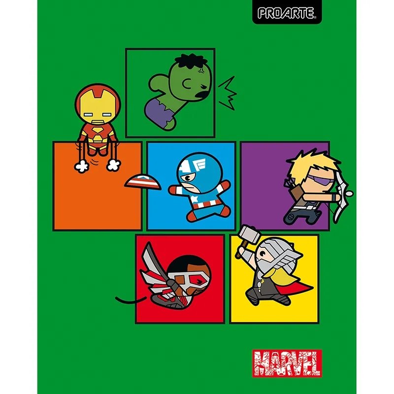 Cuaderno Universitario Proarte Colección Marvel Kawaii - Entrelíneas Papelería - Cuadernos