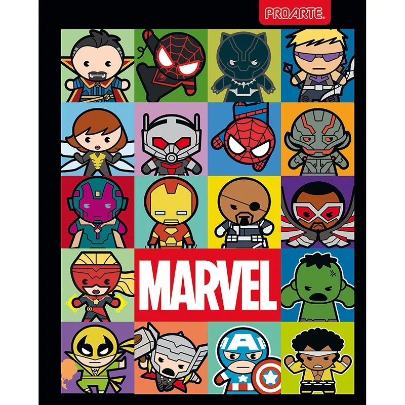 Cuaderno Universitario Proarte Colección Marvel Kawaii - Entrelíneas Papelería - Cuadernos