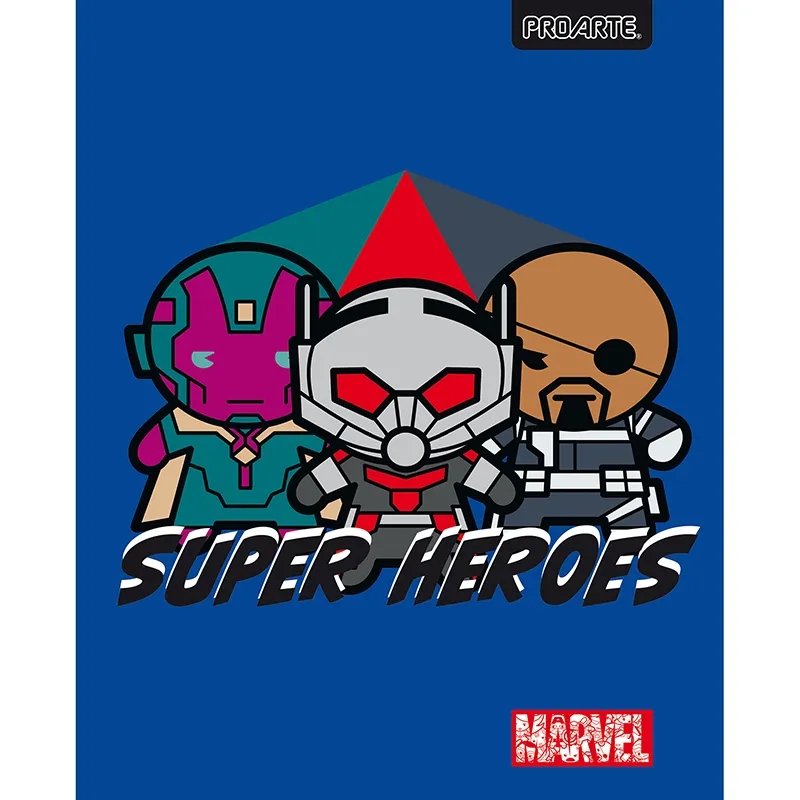 Cuaderno Universitario Proarte Colección Marvel Kawaii - Entrelíneas Papelería - Cuadernos