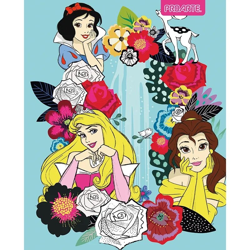 Cuaderno Universitario Proarte Colección Princesas Disney - Entrelíneas Papelería - Cuadernos