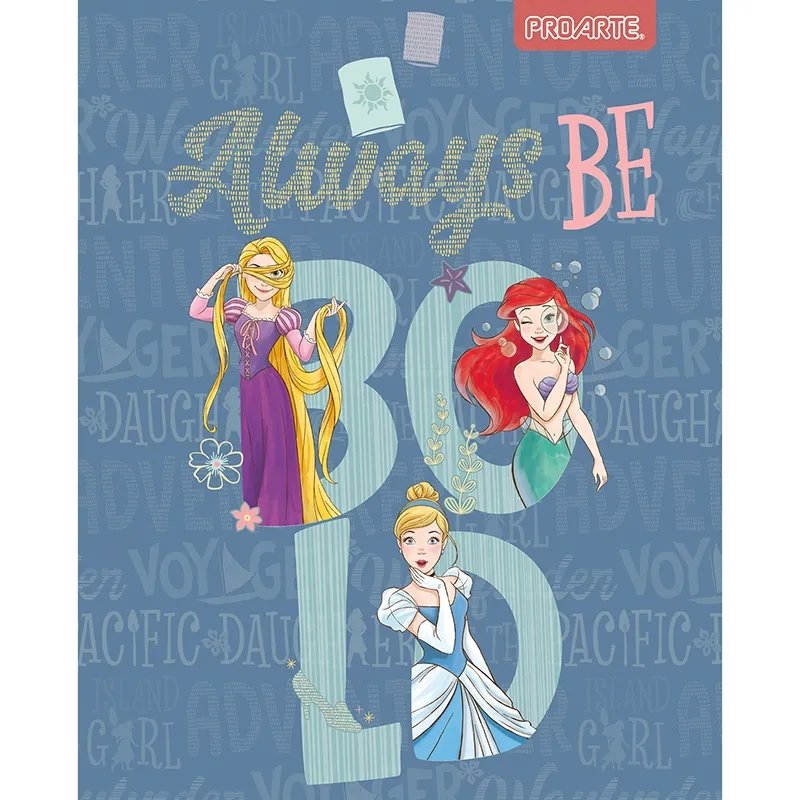 Cuaderno Universitario Proarte Colección Princesas Disney - Entrelíneas Papelería - Cuadernos