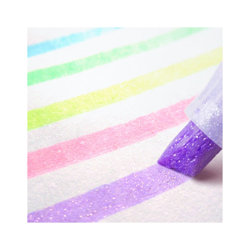 Destacador Glitter Zebra Kirarich - Entrelíneas Papelería -