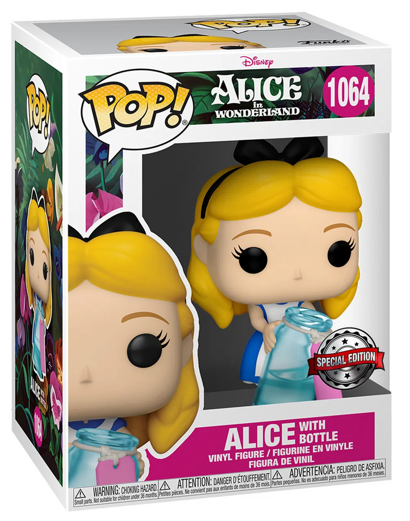 Funko Pop! - Disney: Alice with DRINK ME bottle / Alicia en el País de las Maravillas