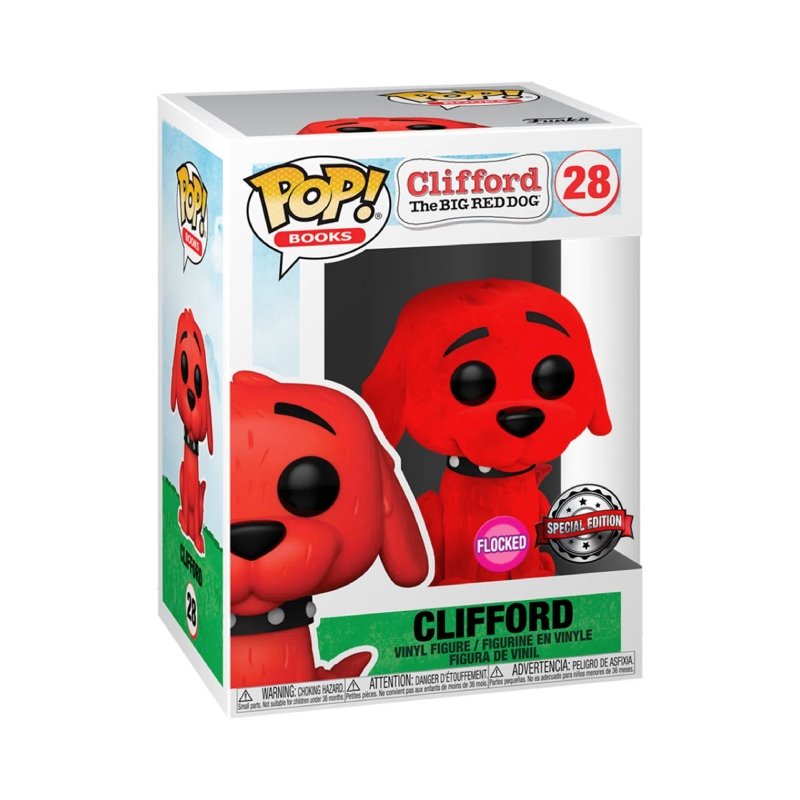 Funko Pop! - Books: Clifford (Flocked Special Edition) - Entrelíneas Papelería -