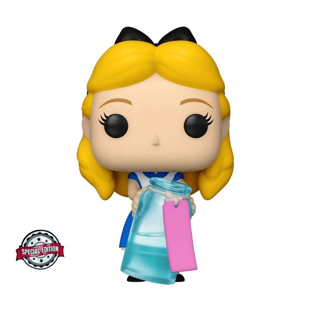 Funko Pop! - Disney: Alice with DRINK ME bottle / Alicia en el País de las Maravillas - Entrelíneas Papelería - Funko