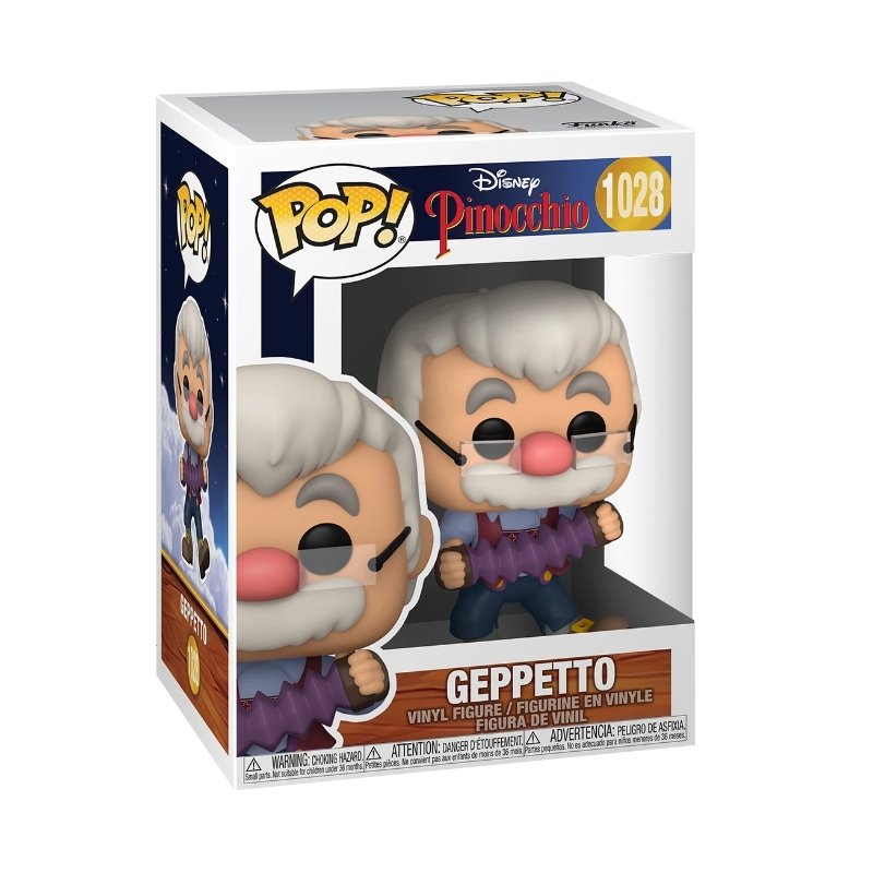 Funko Pop! - Disney - Geppetto / Pinocho - Entrelíneas Papelería - Funko