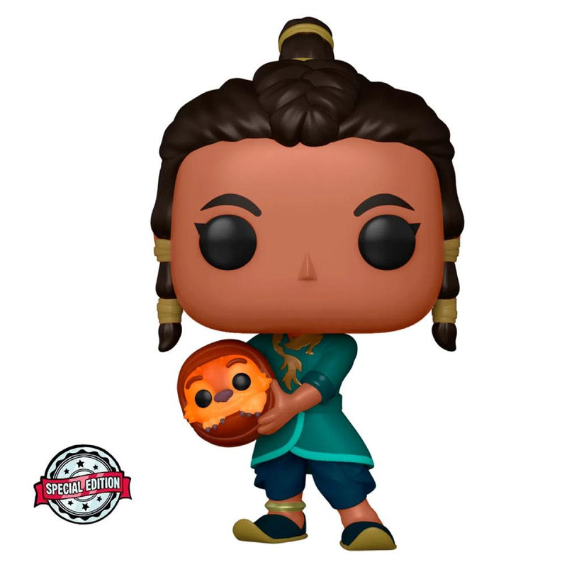 Funko Pop! - Disney: Young Raya with Tuktuk / Raya y el Último Dragón - Entrelíneas Papelería - Funko