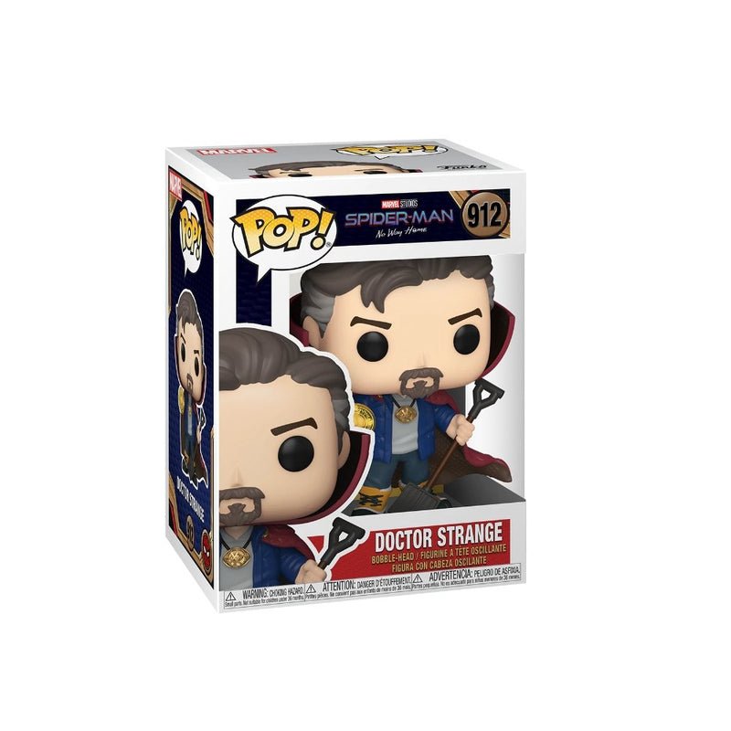 Funko Pop! Marvel: Dr. Strange (bobble-head) / Spider-Man No Way Home - Entrelíneas Papelería - Funko