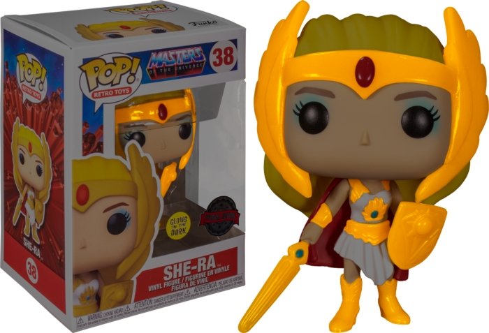 Funko Pop! Retro Toys: Classic She-ra (Brilla en la Oscuridad) / Masters of the Universe - Entrelíneas Papelería - Funko