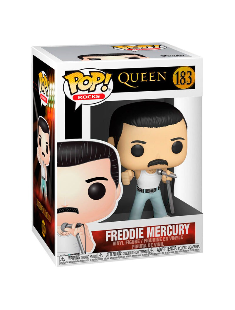 Funko Pop! - Rocks: Freddie Mercury Radio Gaga 1985 / Queen - Entrelíneas Papelería - Funko