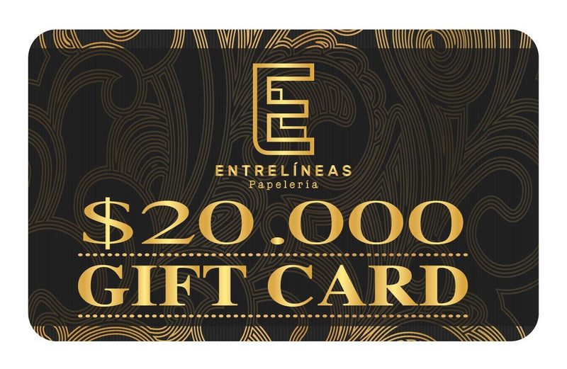 Gift Card - Entrelíneas Papelería - Entrelíneas Papelería -