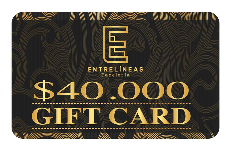 Gift Card - Entrelíneas Papelería - Entrelíneas Papelería -