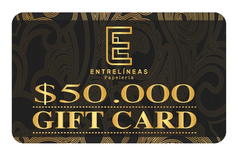 Gift Card - Entrelíneas Papelería - Entrelíneas Papelería -