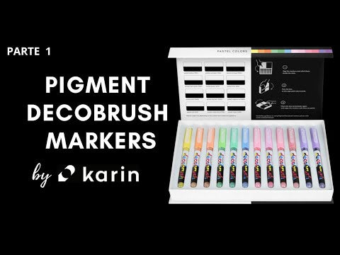 Karin Markers Pigment DecoBrush (por unidad)