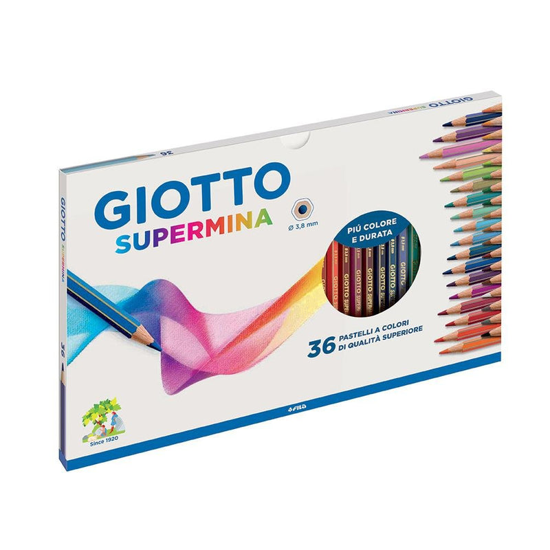 Lápices de colores Giotto Supermina 36 Colores - Entrelíneas Papelería - Lápices